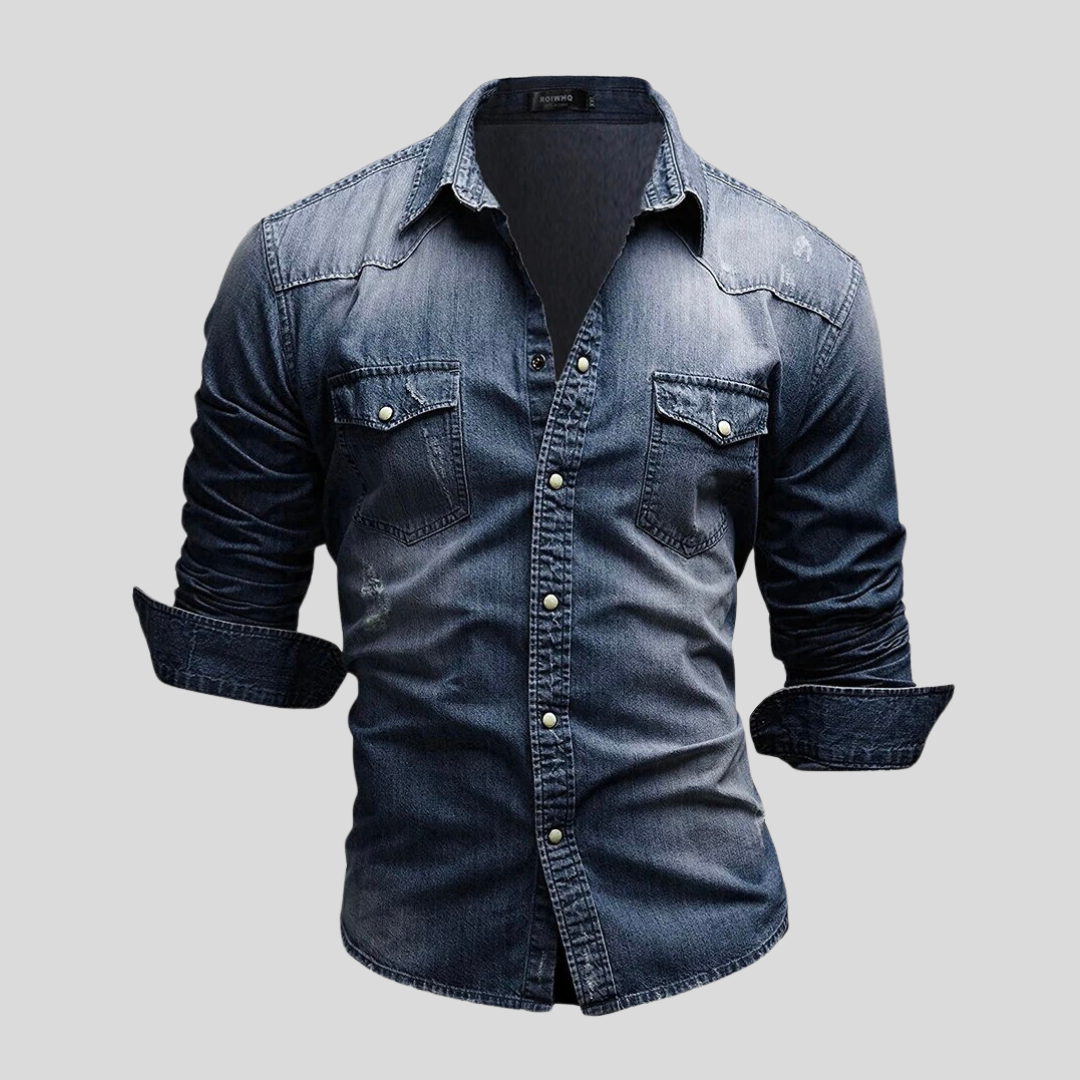 Lazaro™ - Camicia in denim moderna
