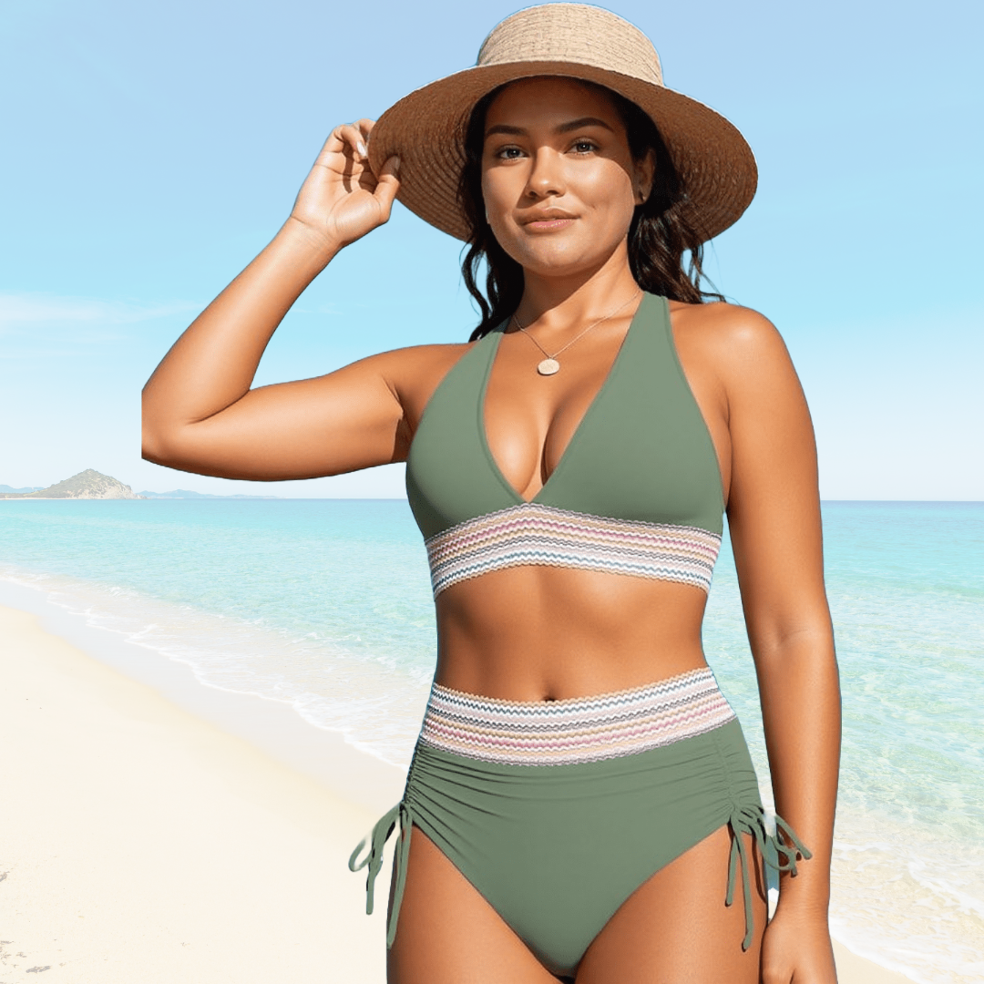 Jasmeen | Bikini elegante a vita alta modellante