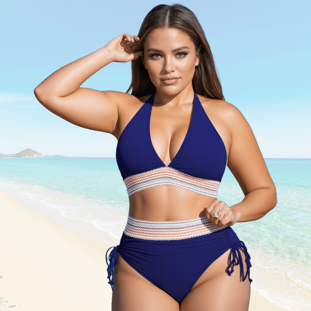 Jasmeen | Bikini elegante a vita alta modellante