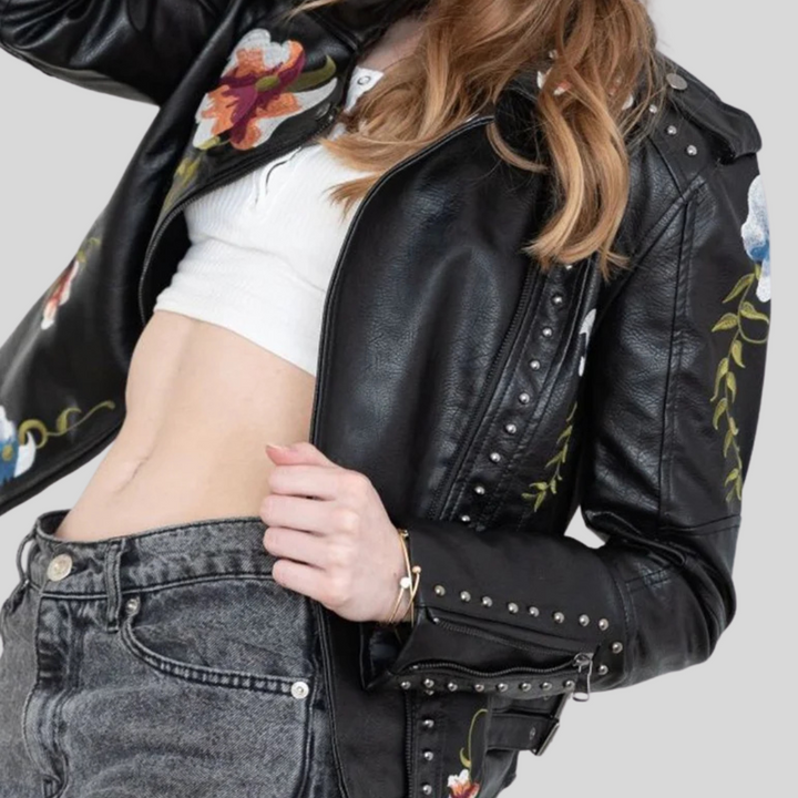 Vanda - Giacca Ricamo Floreale Retrò