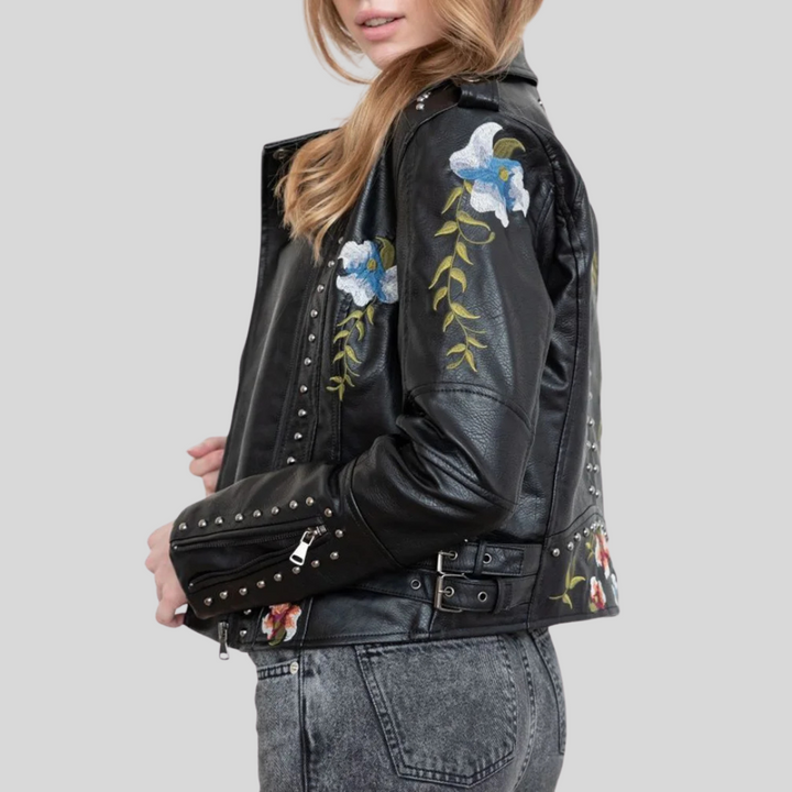 Vanda - Giacca Ricamo Floreale Retrò